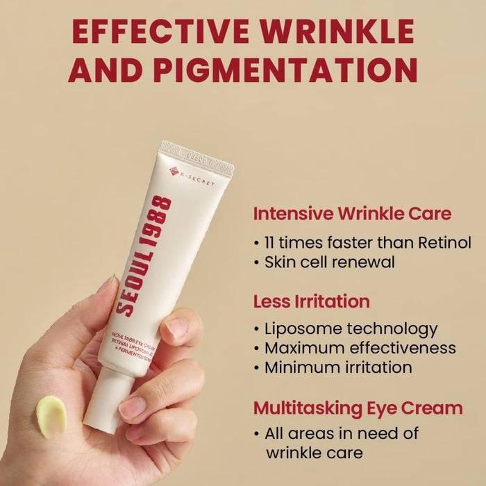 SEOUL 1988 Eye Cream - Retinal Liposome 4% + Fermented Bean 30ml - Beauty Tribe