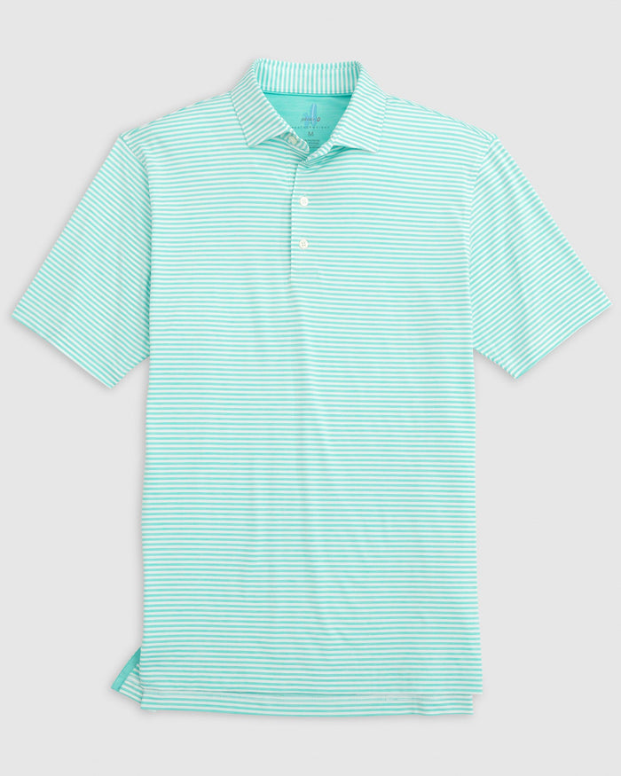 Seymour Featherweight Striped Polo Apparel Johnnie-O Cay Small