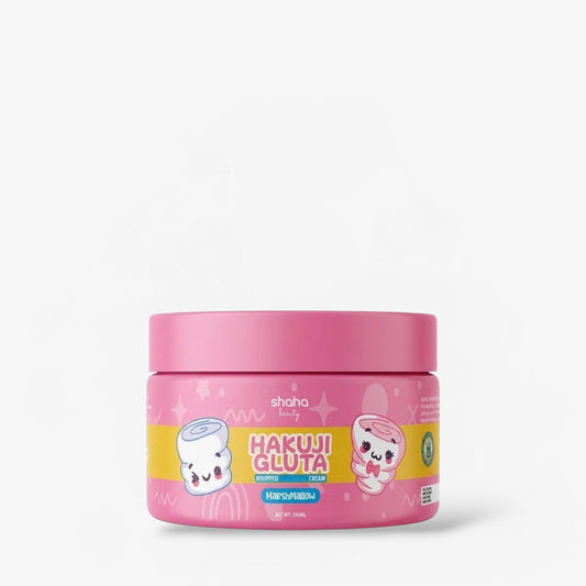 Shaha Beauty Hakuji Gluta Whipped Bleaching Cream 200ml كريم تفتيح البشرة المخفوق من شاها بيوتي هاكوجي جلوتا - Princess Cosmetics Qatar