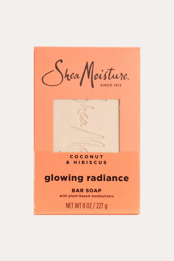 SHEA MOISTURE COCONUT & HIBISCUS GLOWING RADIANCE BAR SOAP 8oz SHEA MOISTURE