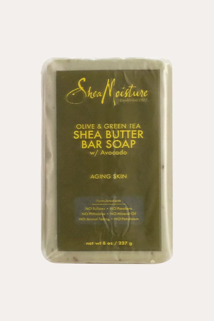 SHEA MOISTURE OLIVE & GREEN TEA SHEA BUTTER SOAP 3.5 oz SHEA MOISTURE