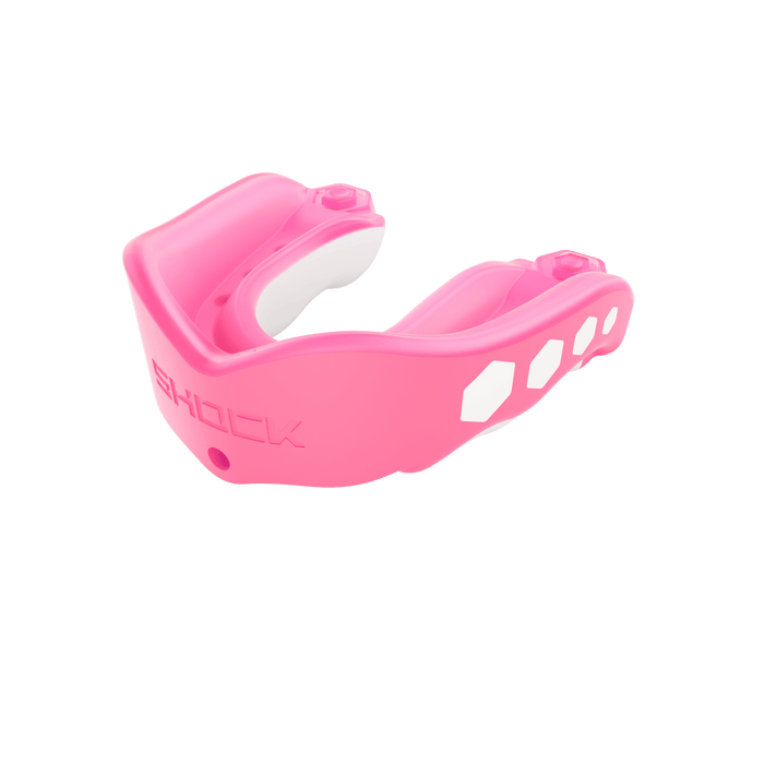 Shock Doctor Gel Max Flavor Fusion Mouthgaurd w/ Convertible Strap Accessories United Sports Brands Bubble Gum Youth