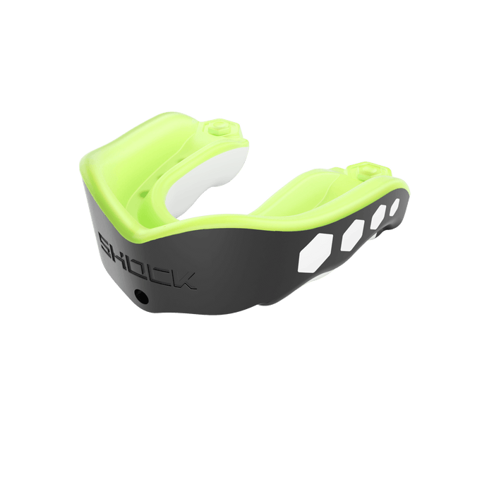 Shock Doctor Gel Max Flavor Fusion Mouthgaurd w/ Convertible Strap Accessories United Sports Brands Lemon Lime Youth