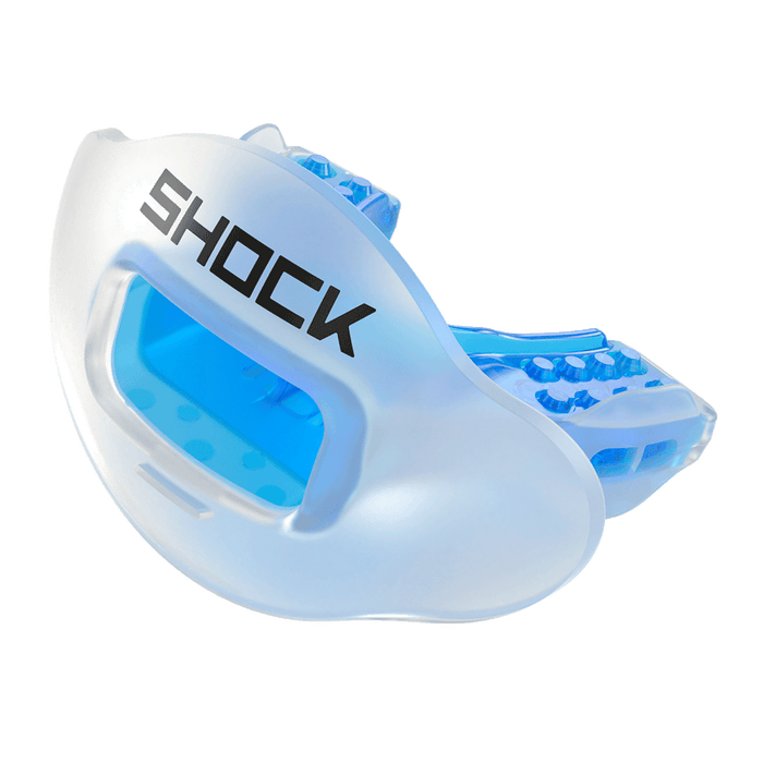 Shock Doctor Max AirFlow 2.0 Convertible Lip Guard Accessories United Sports Brands Clear/Trans Blue