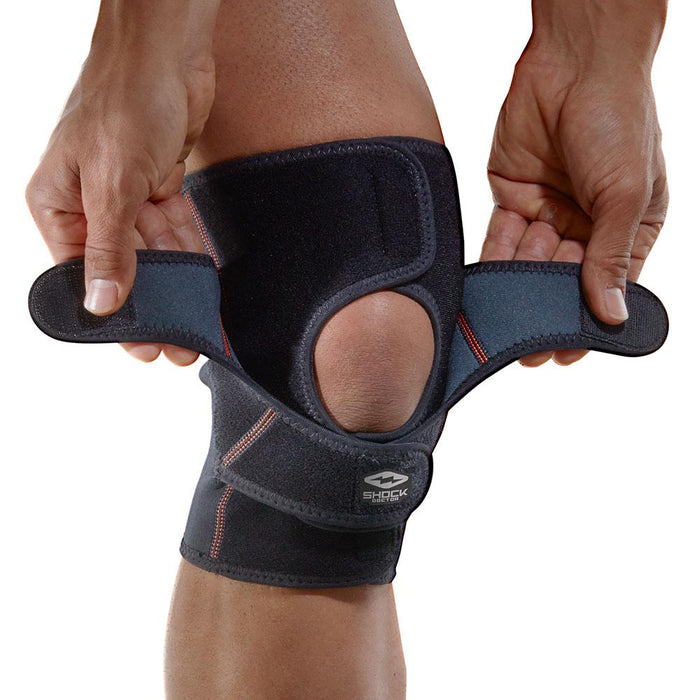 Shock Doctor Versatile Knee Wrap Accessories United Sports Brands S Black