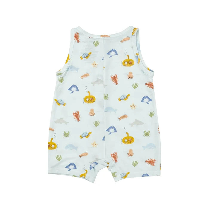 Shortie Romper - Inky Ocean | Angel Dear - Jenni Kidz