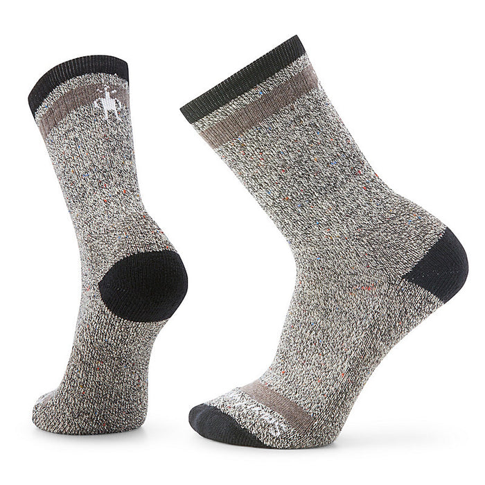 Smartwool Everyday Cozy Larimer Crew Socks Apparel Smartwool Black/Taupe Heather Medium