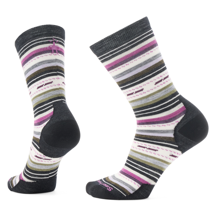Smartwool Everyday Margarita Zero Cushion Crew Socks Apparel Smartwool White Small