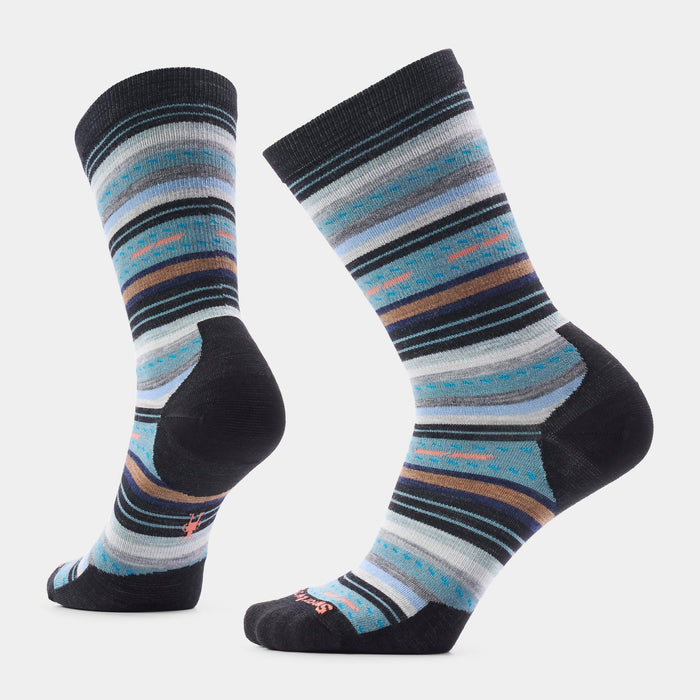 Smartwool Everyday Margarita Zero Cushion Crew Socks Apparel Smartwool Nightfall Blue Small