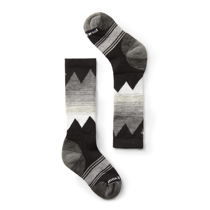 Smartwool Kids' Ski Light Cushion Over The Calf Socks Apparel Smartwool Black-001 Small
