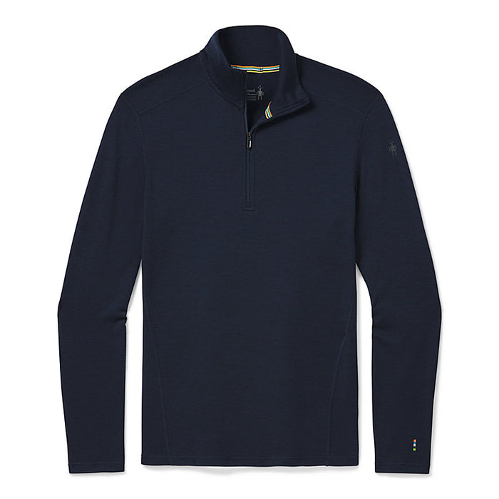 Smartwool Men's Classic Thermal Merino Base Layer 1/4 Zip Apparel Smartwool Deep Navy-092 Small