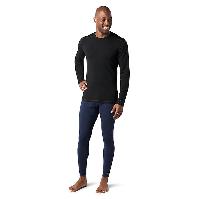 Smartwool Men's Classic Thermal Merino Base Layer Crew Apparel Smartwool Black-001 Small