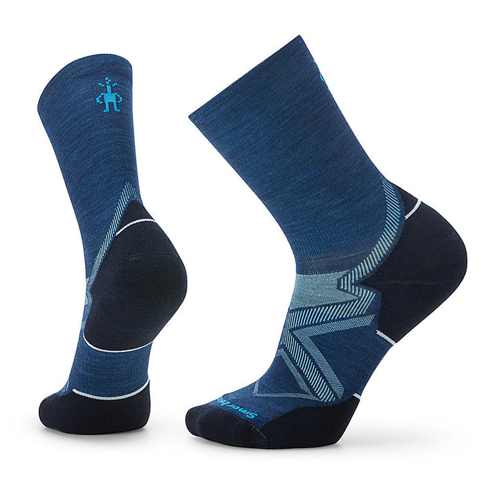 Smartwool Run Cold Weather Targeted Cushion Crew Socks Apparel Smartwool Alpine Blue-B25 Medium