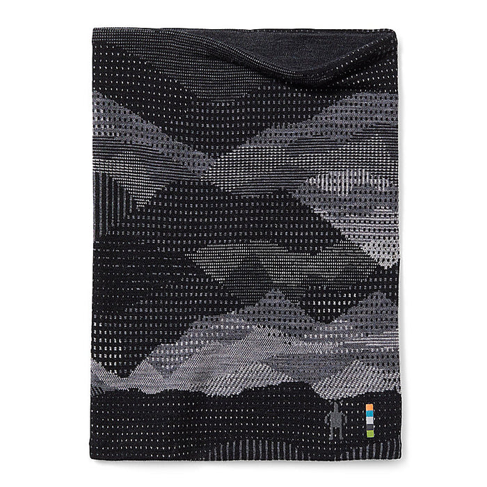 Smartwool Thermal Merino Reversible Pattern Neck Gaiter Accessories Smartwool Black Mountain Scape-K64