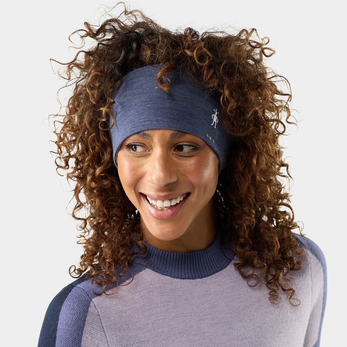 Smartwool Thermal Reversible Headband Accessories Smartwool Nightfall Blue Heather