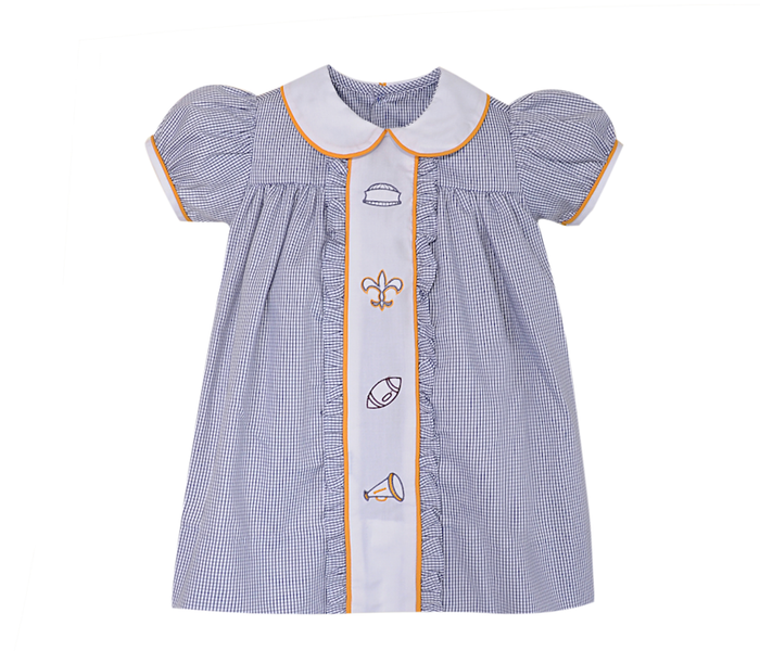 Southern Saturday Black Saints Dress