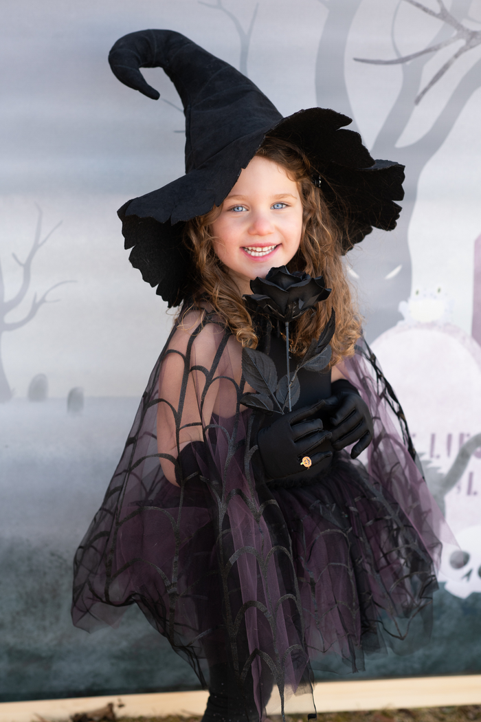 Spider Witch Tutu and Cape-Retail-Size 5-6-Great Pretenders USA