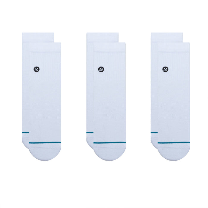 STANCE ICON QUARTER 3 PACK SOCKS