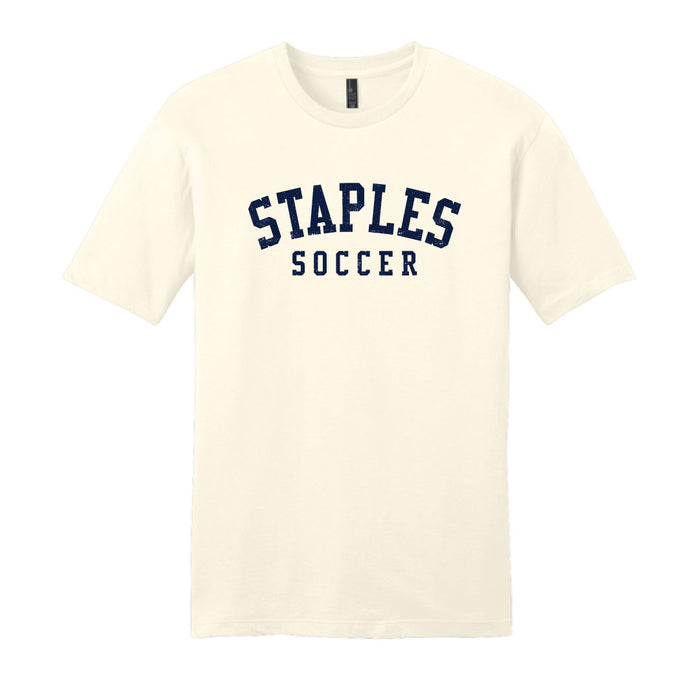 Staples Girls Soccer Fans Tee Logowear Staples Girls Soccer Fanwear Gardenia Adult XS