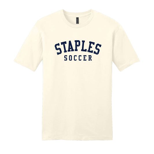Staples Girls Soccer Fans Tee Logowear Staples Girls Soccer Fanwear Gardenia Adult XS