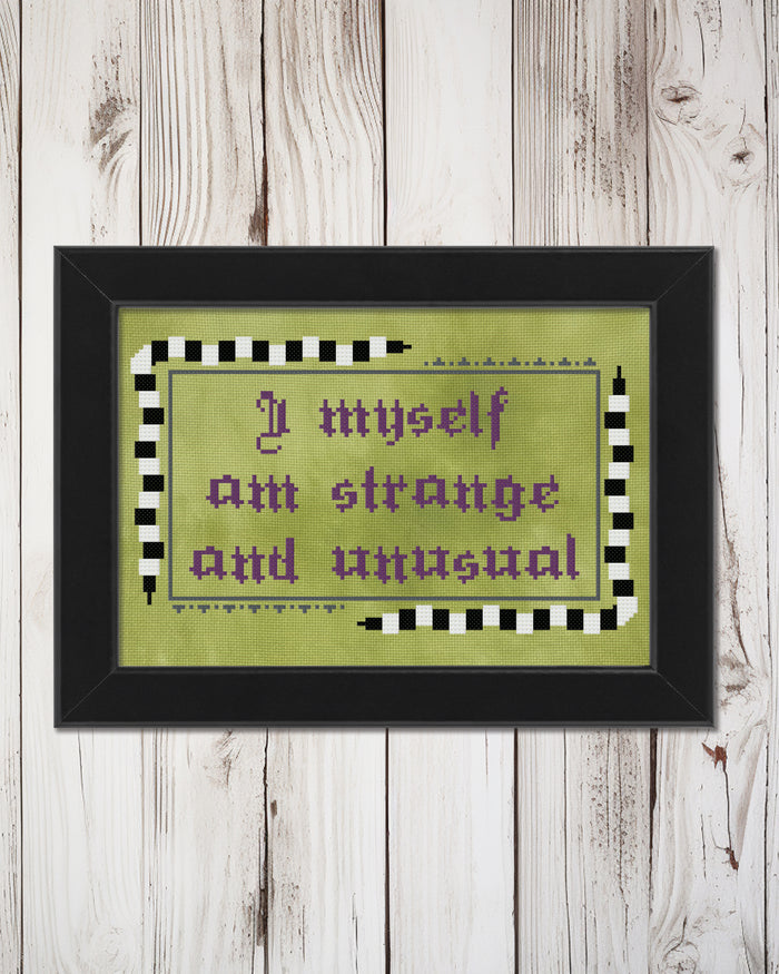 Strange and Unusual Cross Stitch Pattern