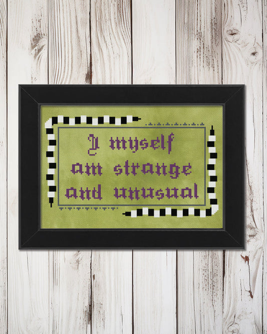 Strange and Unusual Cross Stitch Pattern