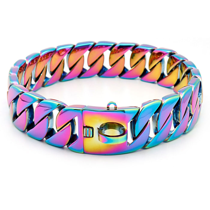 Strong Metal Dog Chain Collars