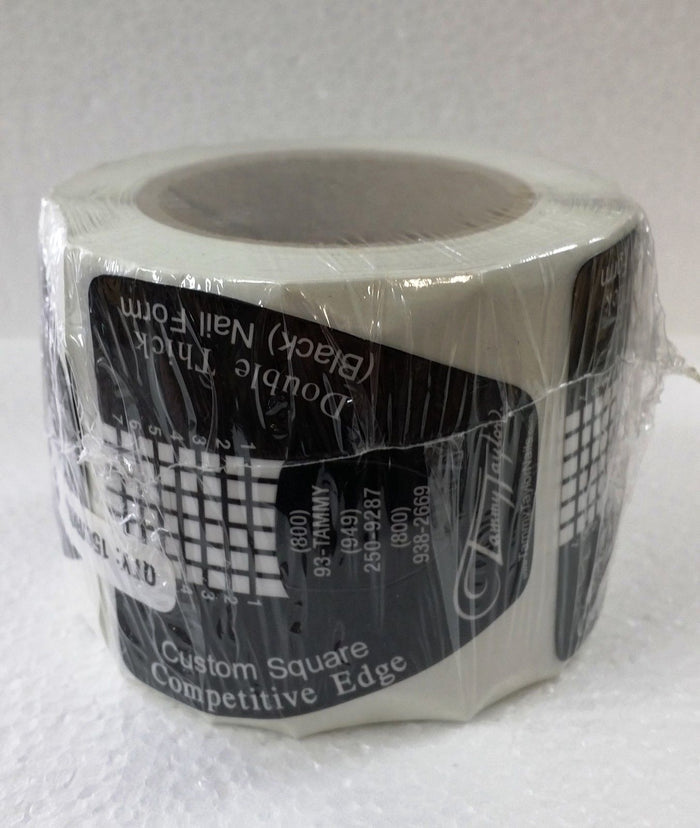 Tammy Taylor Competitive Edge Double Thick Nail Forms - Custom Square- 150 count