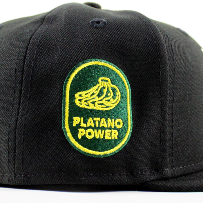 Tampa Bay Devil Rays Platanos Power New Era 59Fifty Fitted Hat (Black Green Under Brim)