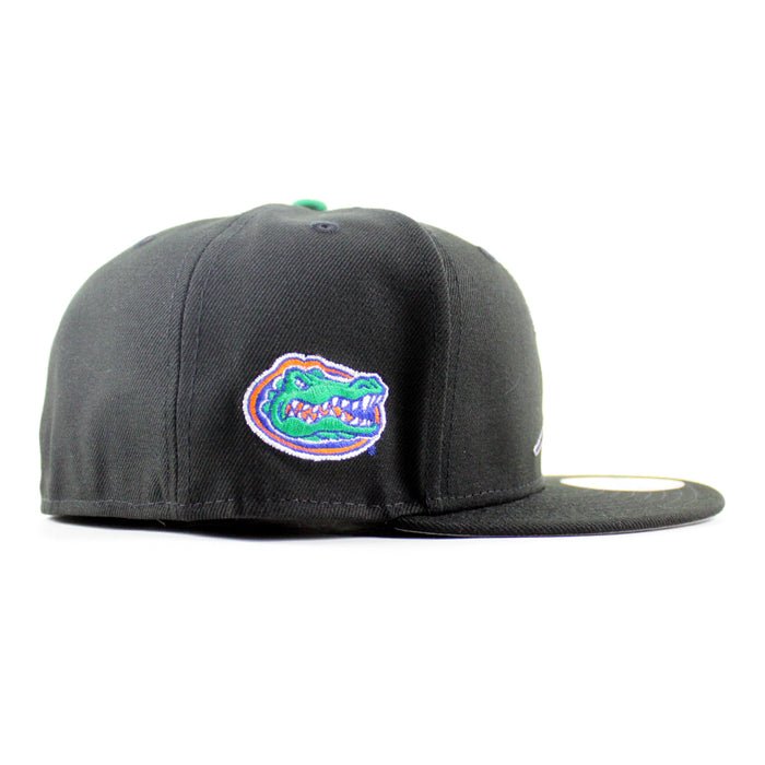 Tampa Bay Devil Rays x Florida Gators New Era 59Fifty Fitted Hat (Black Gray UnderBrim)