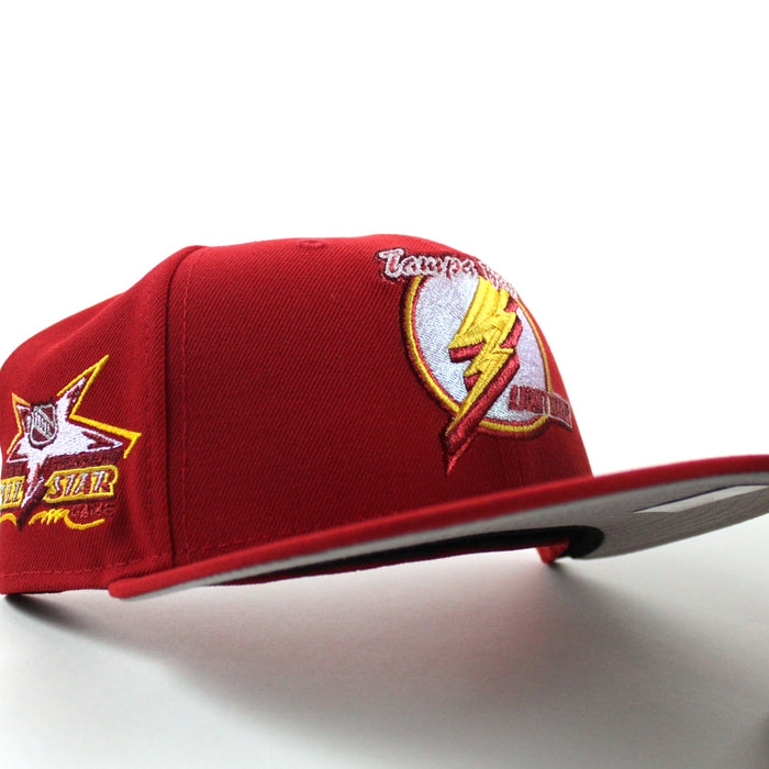 Tampa Bay Lightning All Star Game New Era 59Fifty Fitted Hat (Scarlet Red Gray Under brim)