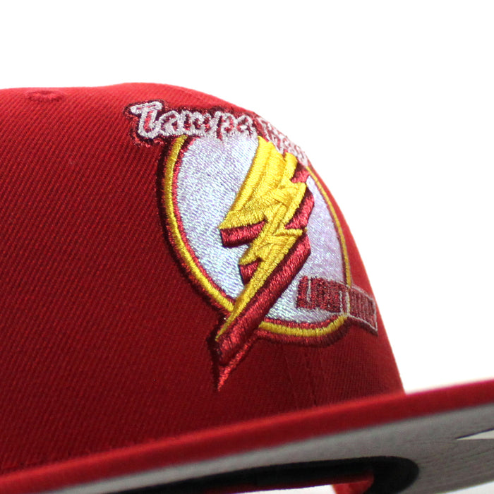 Tampa Bay Lightning All Star Game New Era 59Fifty Fitted Hat (Scarlet Red Gray Under brim)
