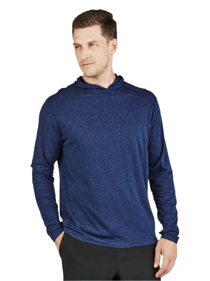 Tasc Men's Carrollton Lightweight Hoodie Apparel Tasc Classic Navy Heather-417 Small