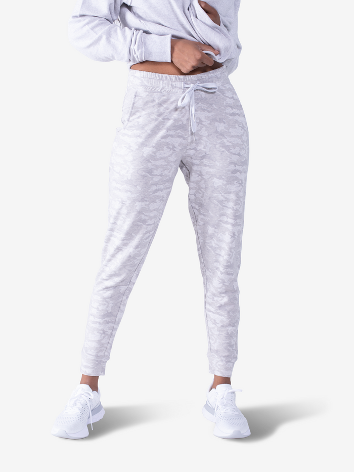 Tasc Womens Varsity Brushed Lightweight Printed Jogger Apparel Tasc