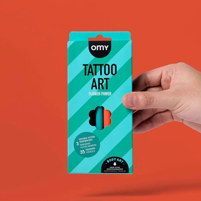 OMY - Tattoo Art - Flower Power