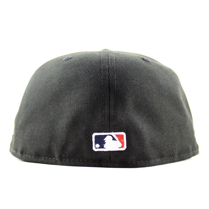 Texas Rangers 2023 World Series New Era 59Fifty Fitted Hat (Black Navy Blue Gray Under Brim)