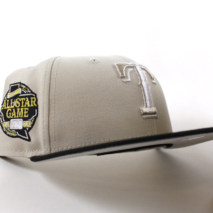 Texas Rangers 2024 All Star Game New Era 59Fifty Fitted Hat (Stone Gray Black Gray Under Brim)