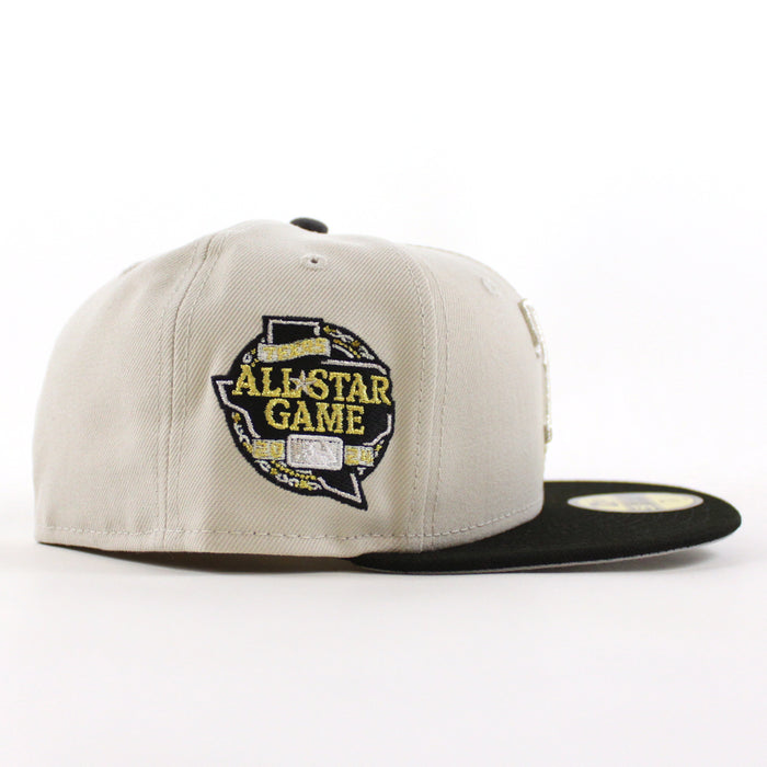 Texas Rangers 2024 All Star Game New Era 59Fifty Fitted Hat (Stone Gray Black Gray Under Brim)