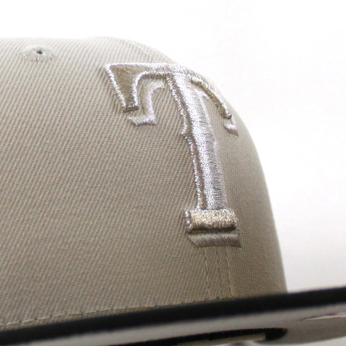 Texas Rangers 2024 All Star Game New Era 59Fifty Fitted Hat (Stone Gray Black Gray Under Brim)