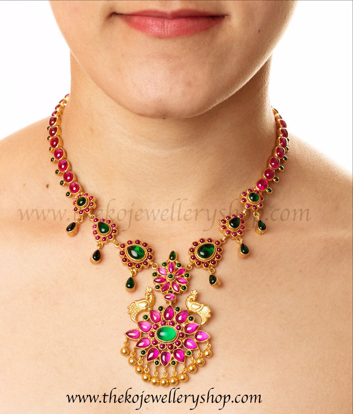Online shopping1 gold dipped pure silver necklace for women