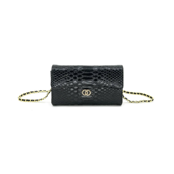 The Bianca Small Clutch-Black