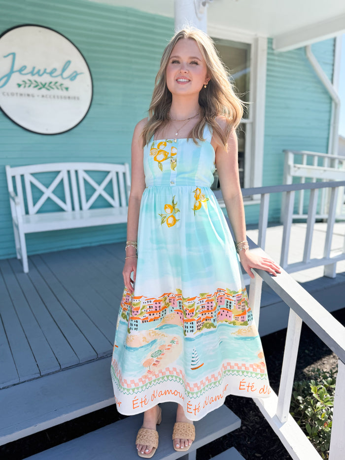 The Destiny Vacation Dress - Teal