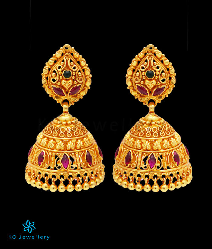 The Kanishtha Silver Jhumka
