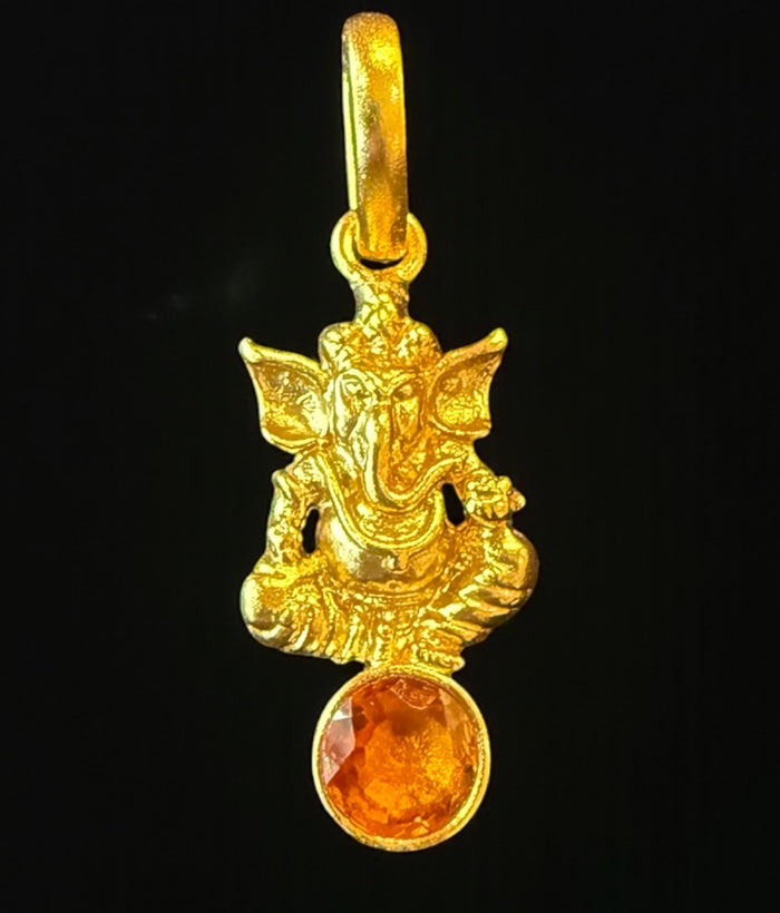 The Mandaka Silver Ganesha Pendant