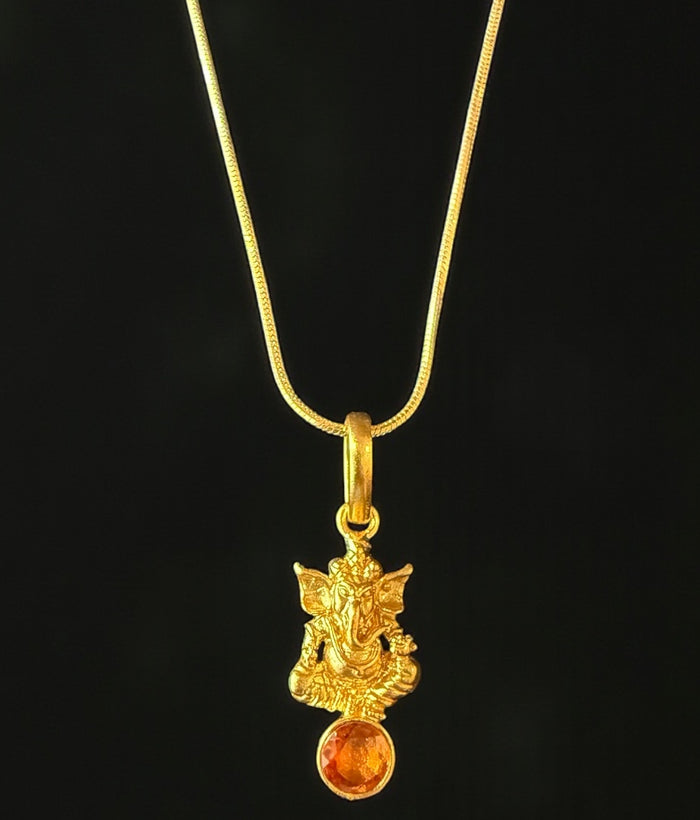 The Mandaka Silver Ganesha Pendant