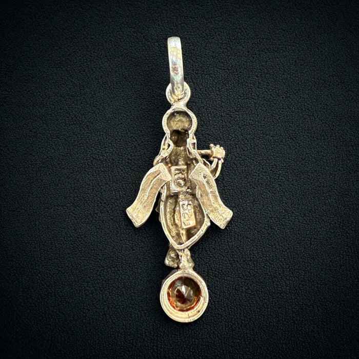 The MuraliKrishna Silver Pendant (Oxidised)