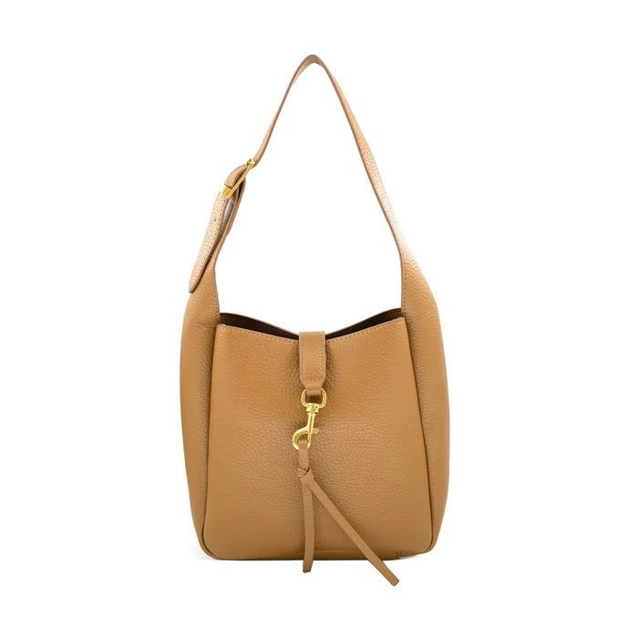 The Noa Small Bucket Bag-Camel