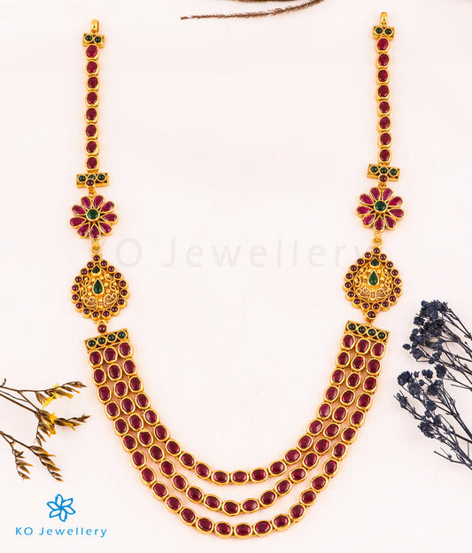 The Panigraha Silver Three Layered Necklace