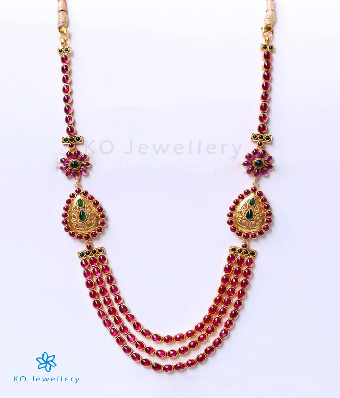 The Panigraha Silver Three Layered Necklace