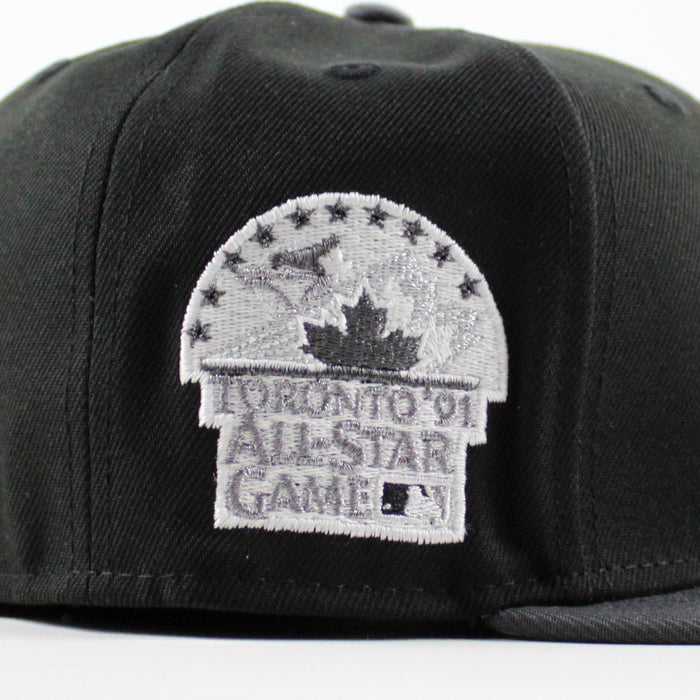 Toronto Blue Jays 1991 All Star Game New Era 59Fifty Fitted Hat (Black Graphite Gray Under Brim)